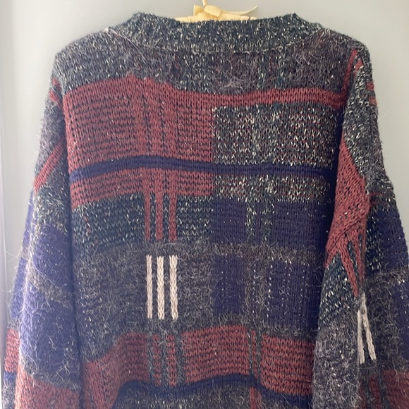 Men’s multicolored pullover sweater - Picture 2 of 5